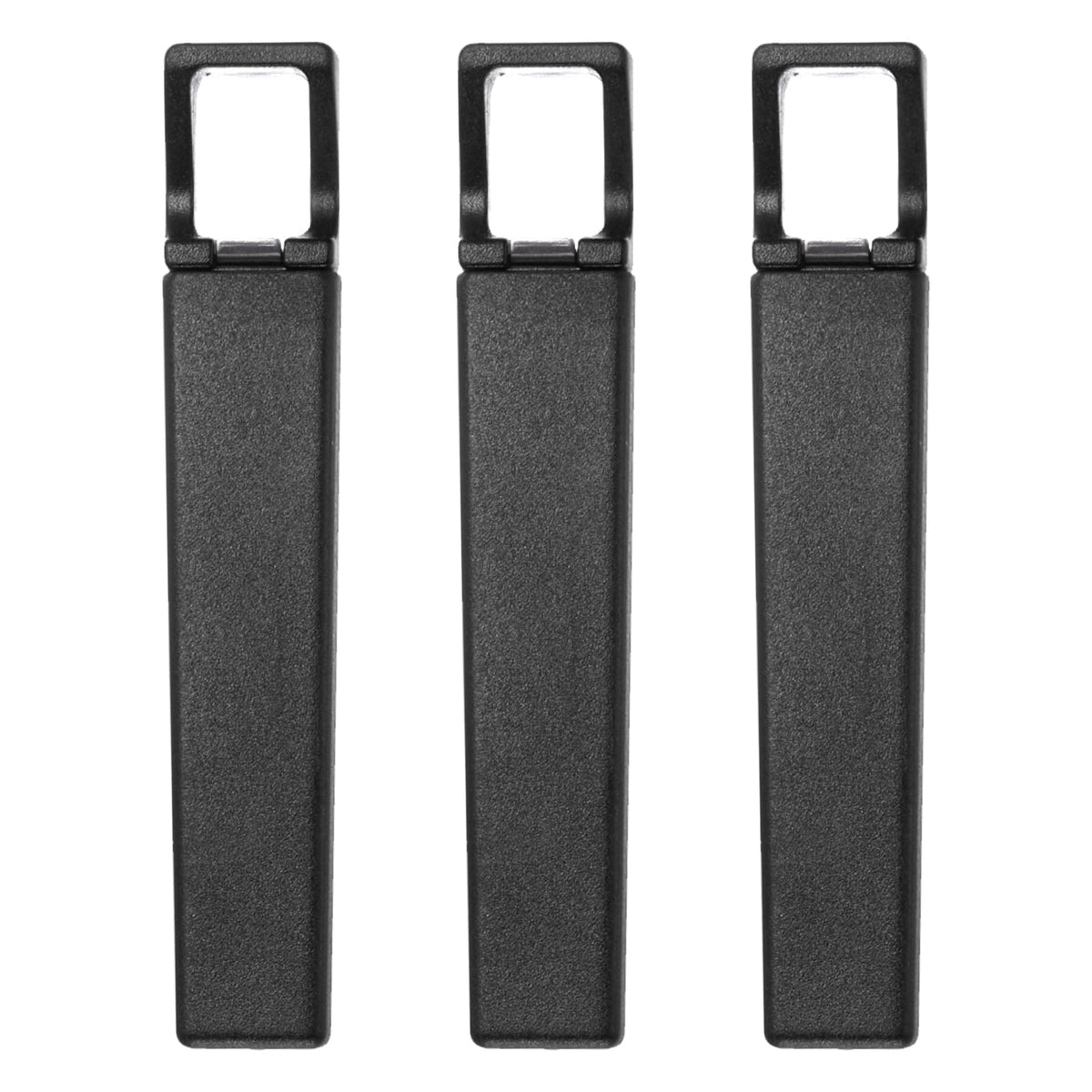 sourcing map 3Pcs 4.2" Travel Corkscrew Pocket Corkscrew Portable Wine Opener Plastic Rectangle Wine Cork Opener for Camping Travel, Black
