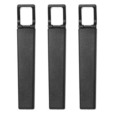 sourcing map 3Pcs 4.2" Travel Corkscrew Pocket Corkscrew Portable Wine Opener Plastic Rectangle Wine Cork Opener for Camping Travel, Black