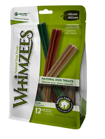 Whimzees Stix Medium 15 Cm 14pk (Pack of 6)