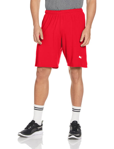 PUMA Men's LIGA Core Shorts, Red/White, M