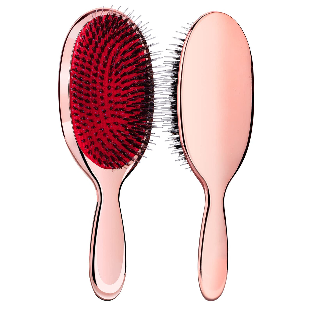 Sibba Anti-static Hair Brush Paddle Massage Hair Extension Brush Professional Detangle Natural Bristle Cushion Nylon Brush Comb for Women