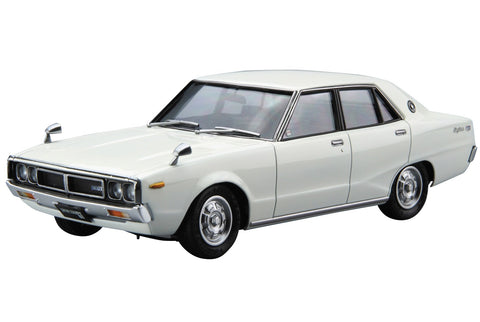 Aoshima 1/24 Scale No.47 GC110 Skyline 2000GT '72 Model Kit (Japan Import) - Plastic Model Building Kit # 53485