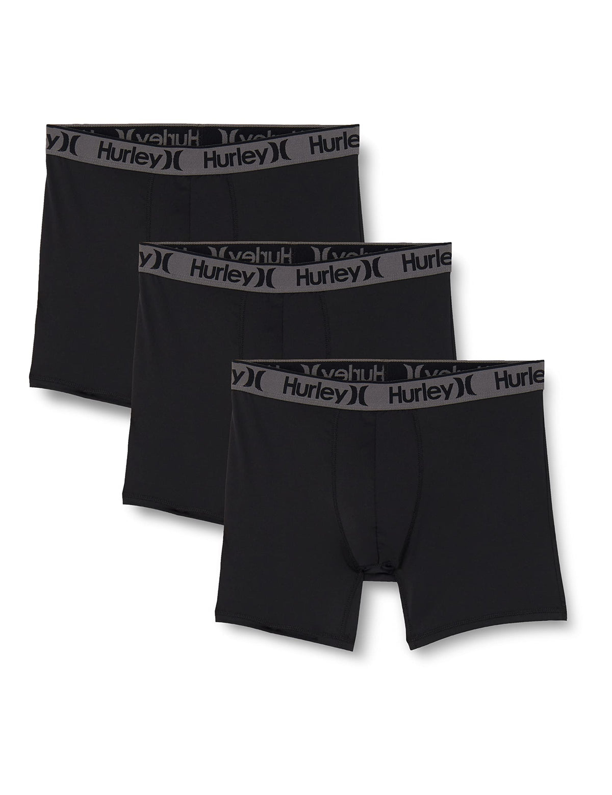 Hurley Regrind Core Boxer Brief 3-Pack Black Combo XL (38-40" Waist)
