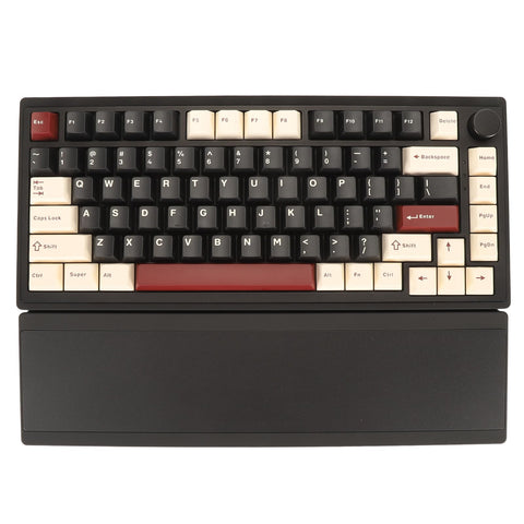 ciciglow Mechanical Keyboard, Three Modes 2.4G USB C BT 5.0 Keyboard 82 Key 1 Volume Wheel Key Hot Swappable Gaming Keyboard