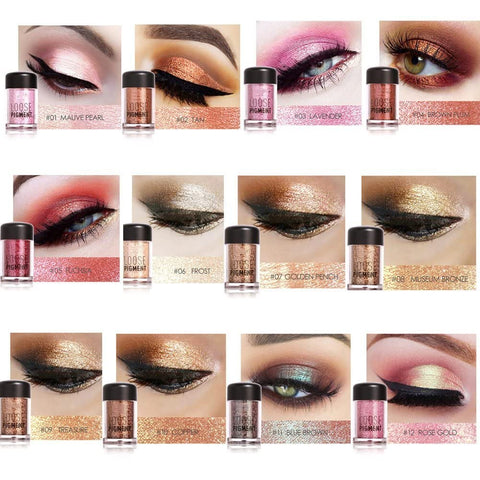 Glitter Eyeshadow, Loose Powder Eyeshadow Eyes Pigment Powder Eye Shadow Powder Glitter Beauty Lips Loose Eye Shadow Powder Beauty Eyes Pigment Powder Lips Loose Makeup Cosmetics Eye Glitters (# 2)
