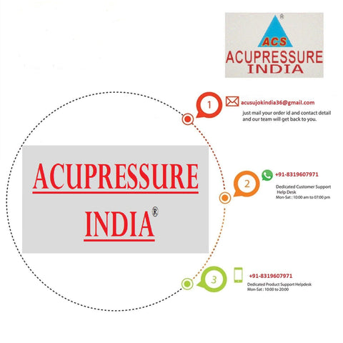 ACi Acupressure India Accpressure Foot Roller Massager-Wooden