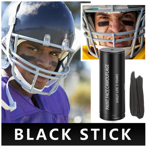 Eye Black Stick for Sports,QIUFSSE Professional Softball Baseball Football Eye Black Stick,Black Makeup Stick for Face and Body Painting Halloween Makeup