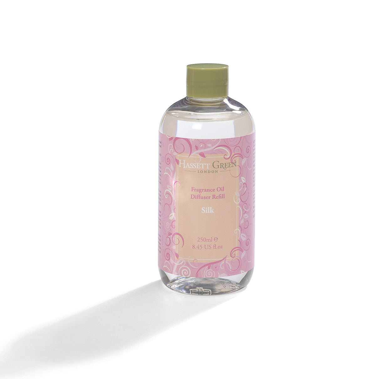 Hassett Green London - Silk - Fragrance Oil Reed Diffuser Refill - Larger Size 250ml Bottle
