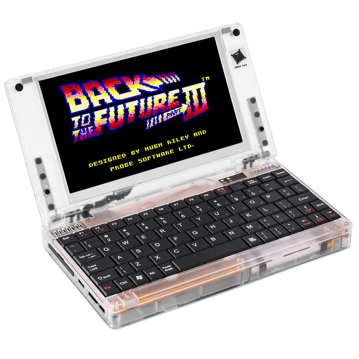 Yekavo Retro Pocket 386 CPU XT PC Laptop Computer 8088, 90s Mini Laptop Compatible with Windows3.1 MS-DOS System,OPL3 Sound Card,VGA Graphics Card,LCD Screen Integrated Mouse Notebook Computer