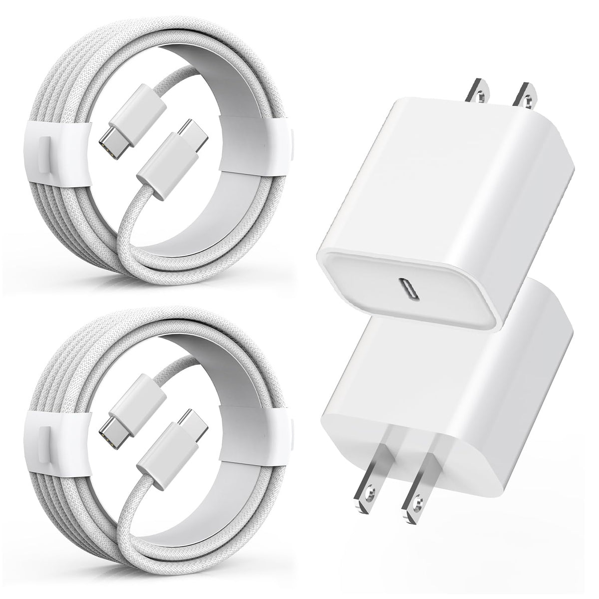 Long Charger for iPhone 15 Charger Fast Charging,20W USB C PD iPad Charger 2-Pack 6FT Type C to C iPhone 15 Charging Cable Cord for iPhone 15/15 Plus/15 Pro Max,iPad Pro 12.9/11 inch/4/3 Gen/Air/Mini