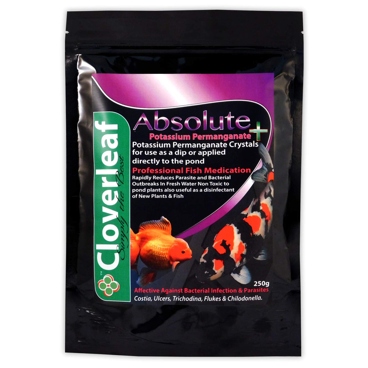 Cloverleaf Absolute + Potassium Permanganate Crystals 250g