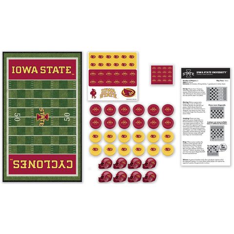 MasterPieces NCAA Iowa State Cyclones, Checkers Board Game, For Ages 6+
