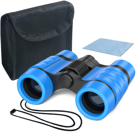 Binoculars for Kids Toys Gifts for Age 3, 4, 5, 6, 7, 8, 9, 10+ Years Old Boys Girls Kids Telescope Outdoor Toys for Sports and Outside Play, Bird Watching, Birthday Presents(Blue)