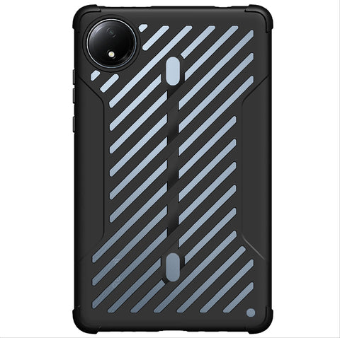 GIOPUEY Case for Xiaomi Redmi Pad SE 8.7, Soft TPU back shell, Ultra-light and thin, Anti-vibration and anti-slip, no bulky - black