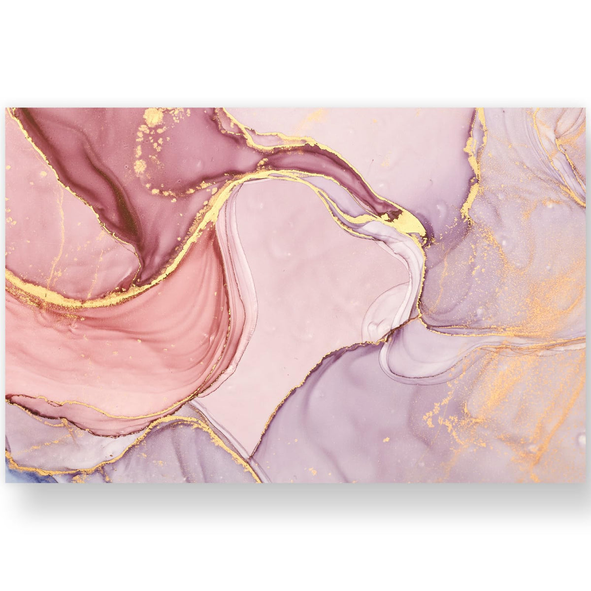 JarThenaAMCS 50 Sheets Marble Paper Placemats Pink Gold Marble Disposable Place Mats Decorative Rectangle Table Mats for Wedding Dining Party Table Decor Supplies, 11 x 17 Inch