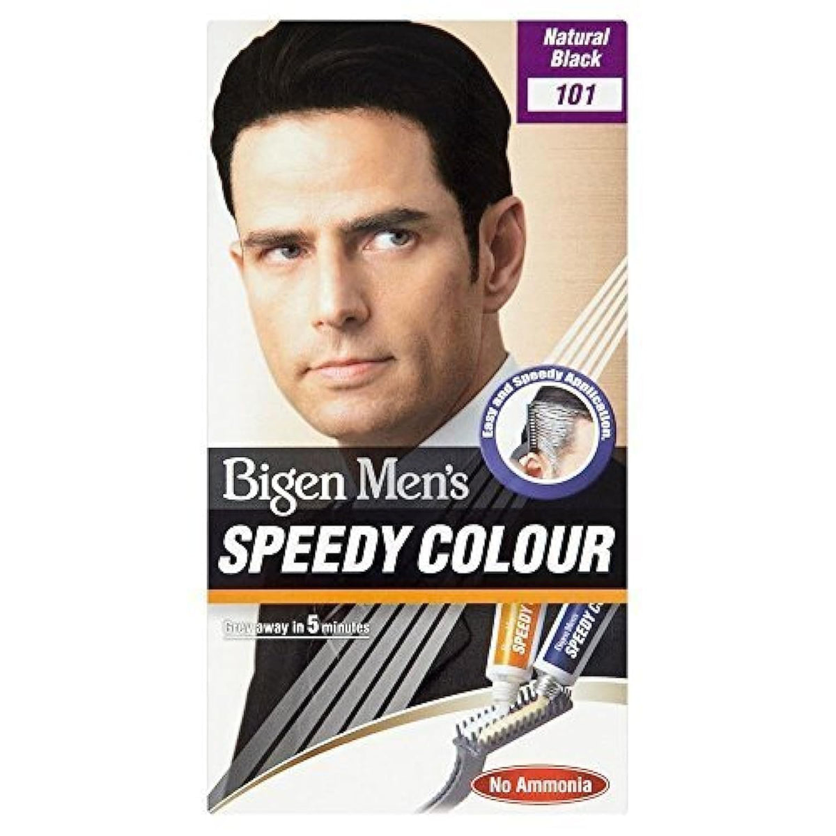 Bigen Men's Speedy Colour Natural Black 101