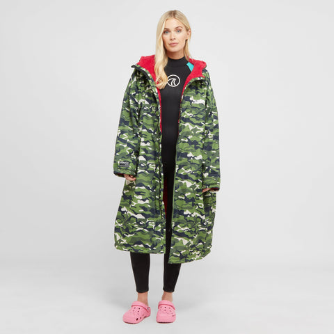 Regatta Outdoor Active Unisex Waterproof Changing Robe - Camo/Pink - SM
