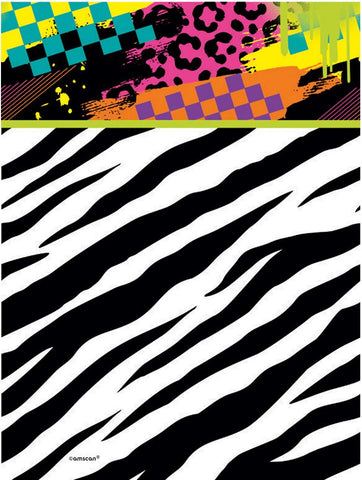 Awesome Party Multicolor Tablecover - 54" x 102" (1 Count) - Stylish Plastic Table Cloth For Celebrations & Events