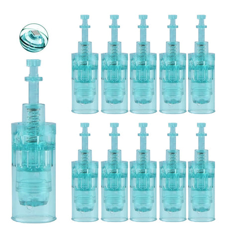 5Pcs Nano-3D Microneedling Pen Replacement Cartridges Needles for Dr.pen A6S Model, Authentic Disposable Replacement Needles Tips Bayonet Slot Micro Needling Cartridges Skin Care Accessories