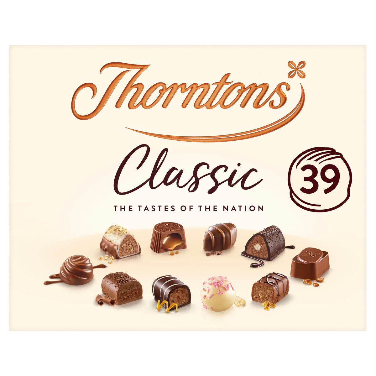 Thorntons Classic Collection, Chocolate Hamper Gift Box, Mothers Day Chocolate Gift, Celebration of British Tastes, Assorted Milk, White and Dark Chocolates, Pack of 1 x 449g