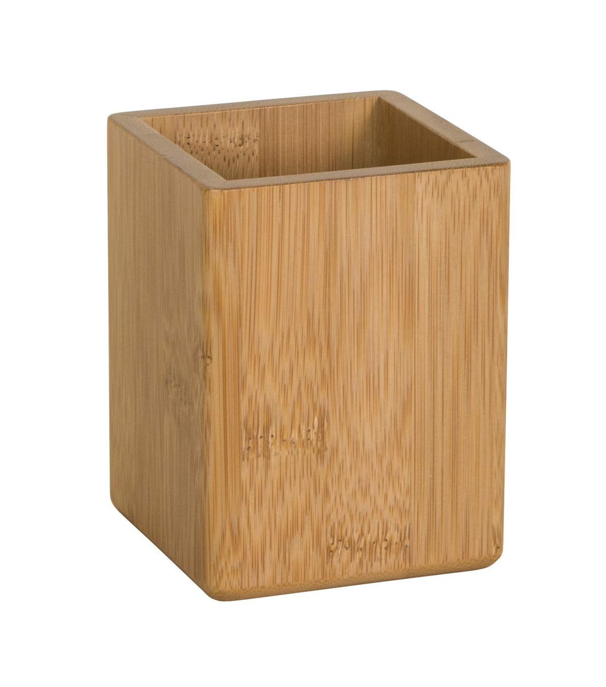 Osco Bamboo Square Pen Pot