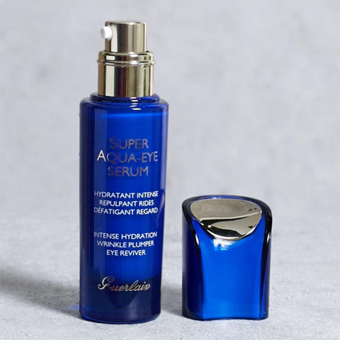 Guerlain Super Aqua Eye Serum Intense Hydration Wrinkle Serum Plumper For Unisex, 0.5 Ounce