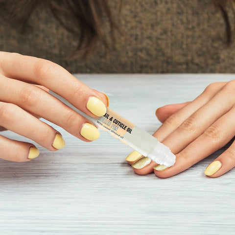 Mylee Nail & Cuticle Oil Rollerball Pen 10ml - Deeply Hydrating & Moisturising, Nourish & Condition, Non-Greasy Formula, Leaves No Sticky Residue, Enriched with natural extracts and vegetable oils