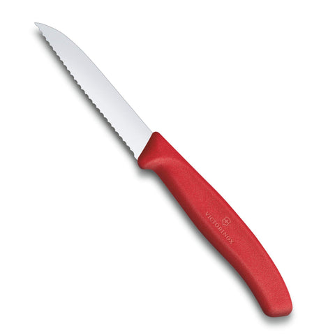 Victorinox Swiss Classic Paring Knife 6.7431 Red Swiss made paring knife with wavy edge