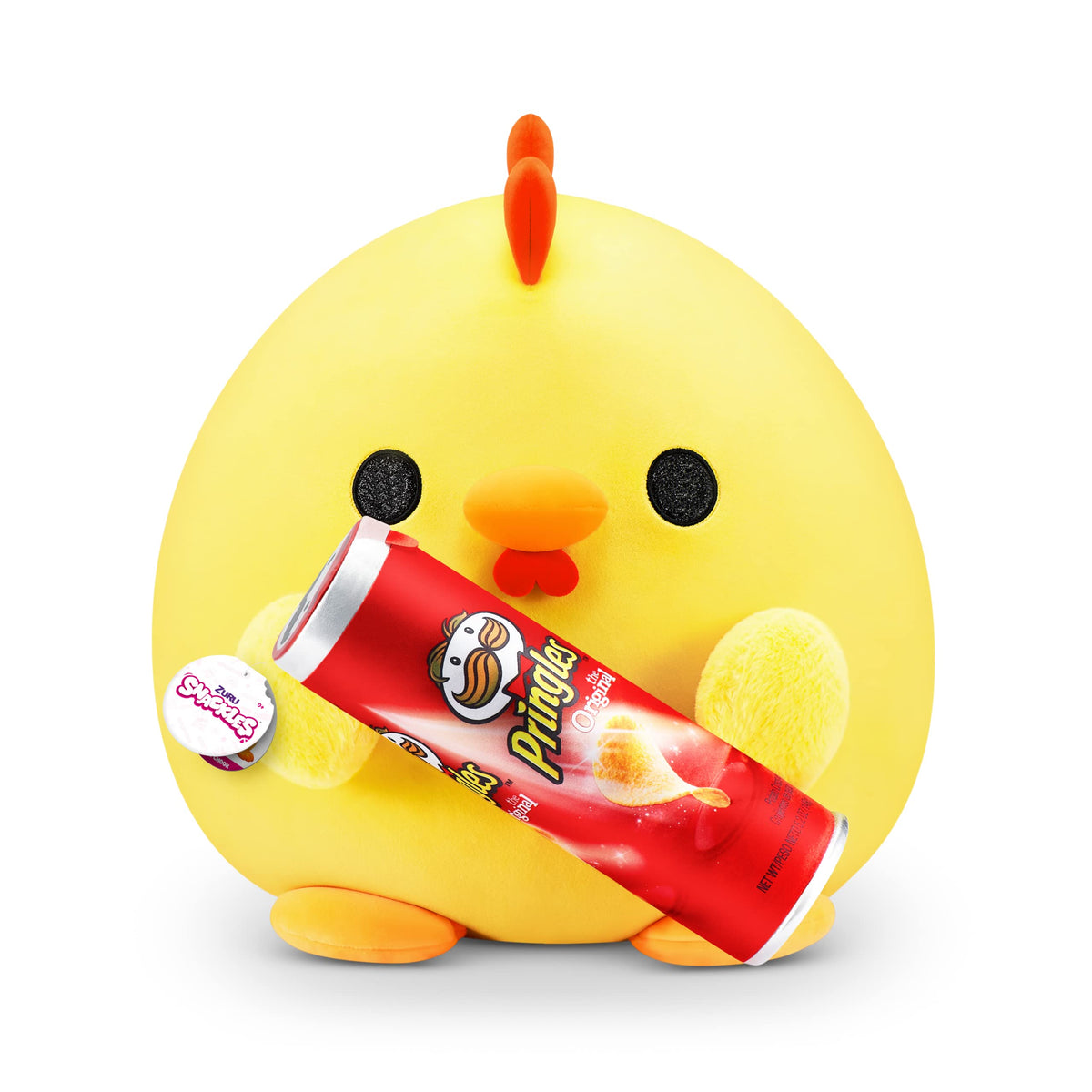 Snackles Series 1 - Chicken, Surprise Medium Plush, Ultra Soft Plush, Cuddly Squishy Comfort, 35 cm, Plush with License Snack Brand Accessory, Ages 3+ (Chicken)