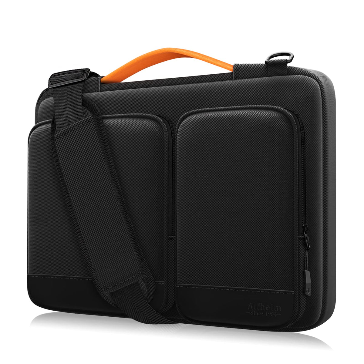 Alfheim 14-14.2 inch Laptop Case Sleeve, Waterproof Shock-Resistant Lightweight Shoulder Bag, 360ÃƒÆ’Ã†â€™ÃƒÂ¢Ã¢â€šÂ¬Ã…Â¡ÃƒÆ’Ã¢â‚¬Å¡Ãƒâ€šÃ‚Â° Protective Notebook Briefcase Compatible with 14.2 15.4 inch MacBook Pro USB-C A1990 A1707 A2442