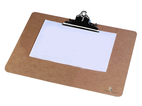 Superior A3 Masonite Clipboard with Heavy Duty Clip,W1104-A3-SS