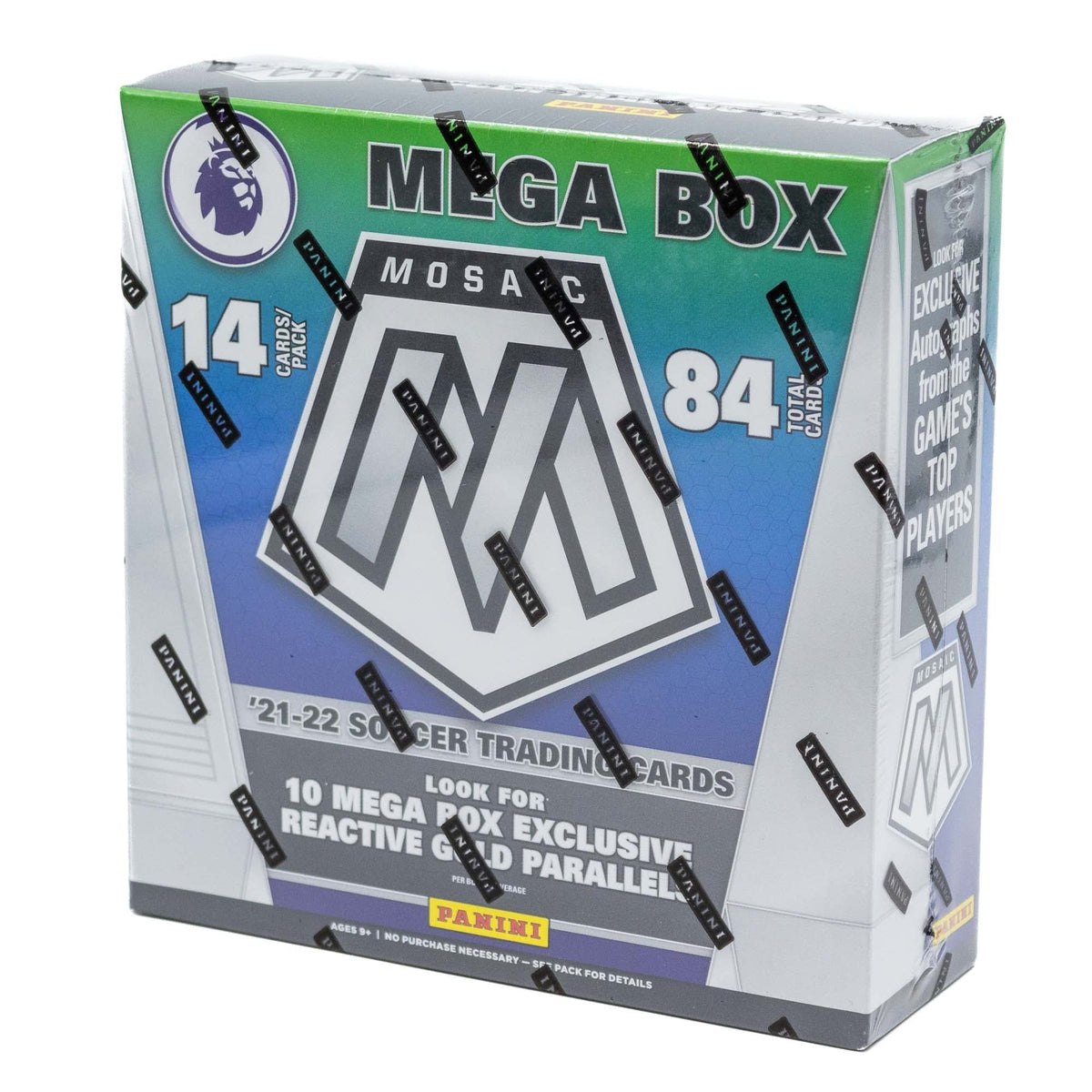 Panini 2021-22 Mosaic Soccer Trading Card Mega Box