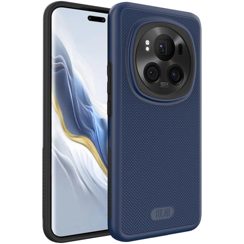 TUDIA DualShield Grip Designed for Honor Magic 6 Pro Case 5G (2024), [MergeGrip] Military Grade Dual Layer Shockproof Slim Tough Heavy Duty Protective Phone Case Cover (Indigo Blue)