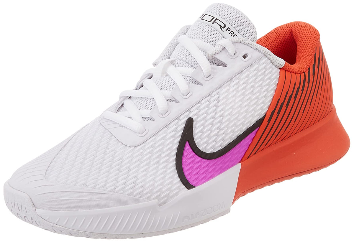 NIKE Men's Sneaker, White Fuchsia Dream Picante Red Black, 15