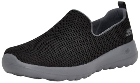 Skechers Women's Go Walk Joy Sneaker, Black/Charcoal, 10 Wide