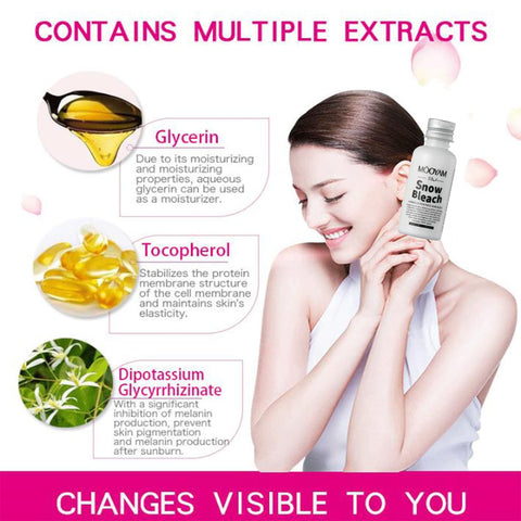 Crema Blanqueadora para Partes Intimas, Crema para Las Manchas de La Cara, Crema para Aclarar las Axilas Y Partes Intimas, Leche Con Colageno Crema Aclarante, 30 ml / 1.0 Fl Oz