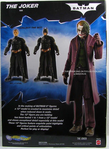 12" Dark Knight Joker Exclusive Action Figure by Mattel
