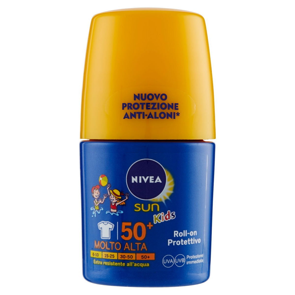sun kids roll-on protettivo spf 50+ molto alta 50 ml