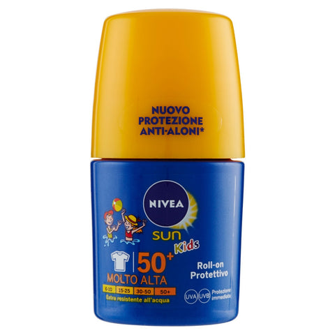 sun kids roll-on protettivo spf 50+ molto alta 50 ml