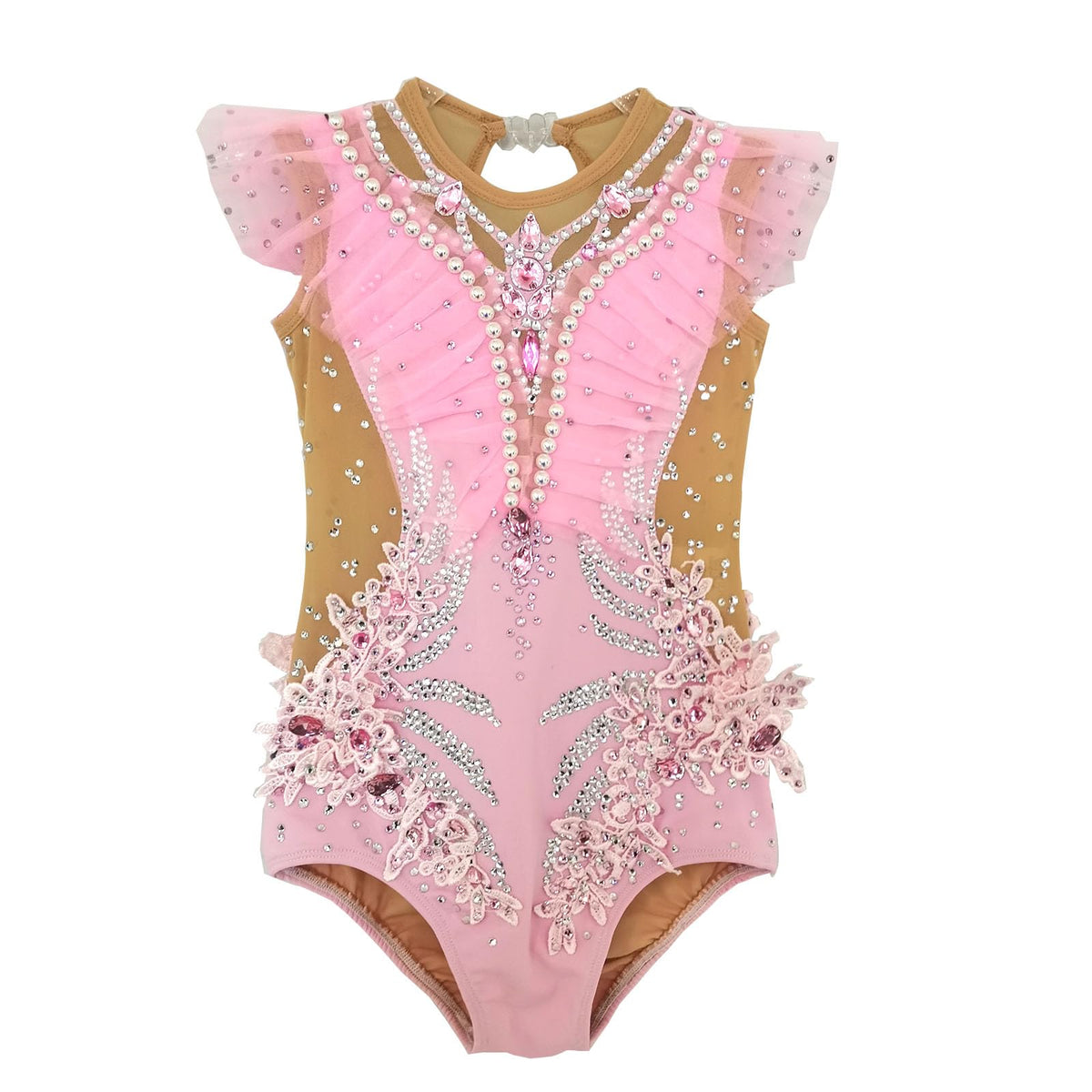 LIUHUO Rhythmic Gymnastics Leotards Fashionable Pink Comfortable Sports Leisure Wear, Pink, S