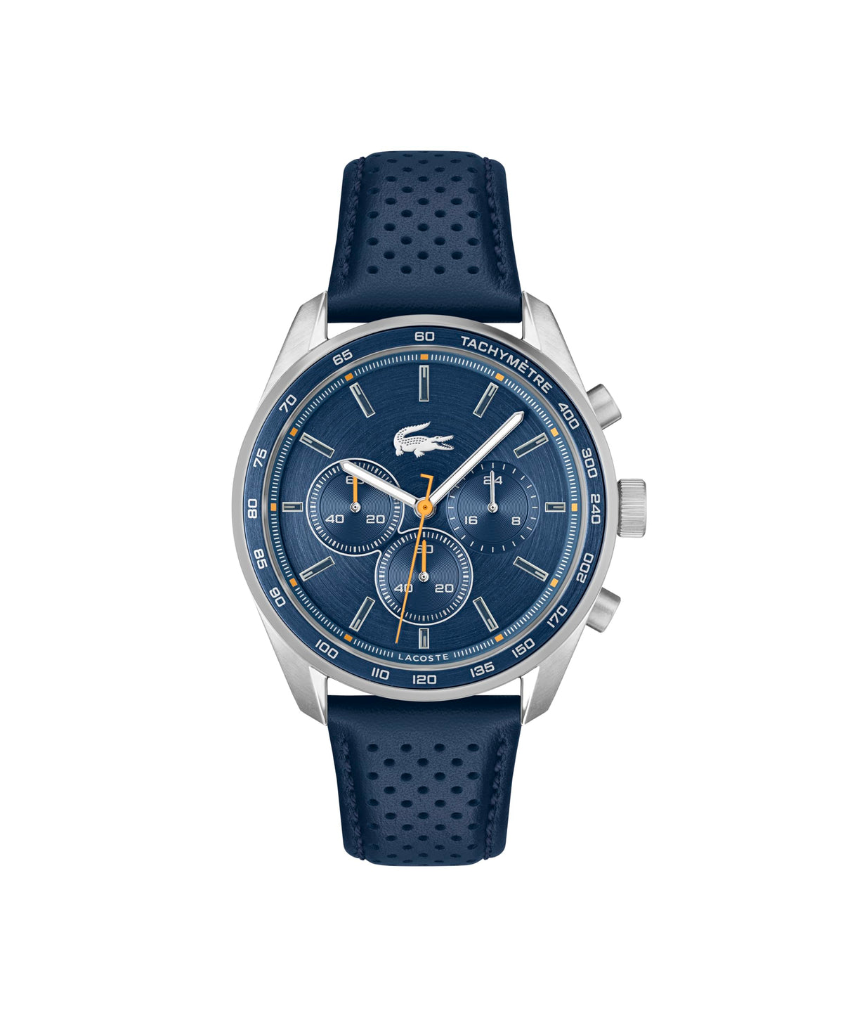 Lacoste Chronograph Quartz Watch BOSTON Collection for Men with Leather or Stainless Steel bracelet in Link or Mesh