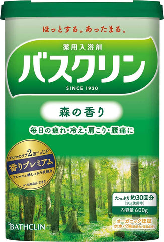 (Quasi-Drug) Basclin Forest Scent, 21.2 oz (600 g) Bath Agent (Approx. 30 uses)