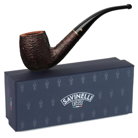 Savinelli Roma - Rome Inspired Briar Wood Pipes, Hand Crafted & Unique Briar Pipe, Collectible Wood Pipe From Italy (606 KS)