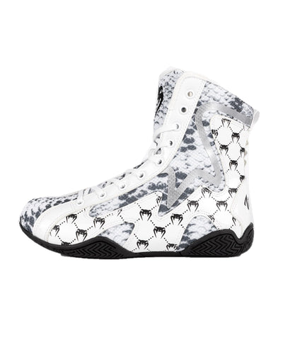 Venum White Snake Boxing Shoes - White