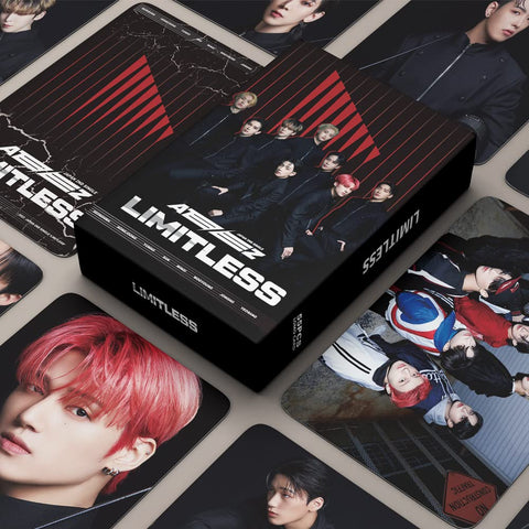 Baosai 55PCS AT Â·EEZ Lomo Cards AT Â·EEZ Merchandise Photocards With Box Double-Sided Lomo(Black)