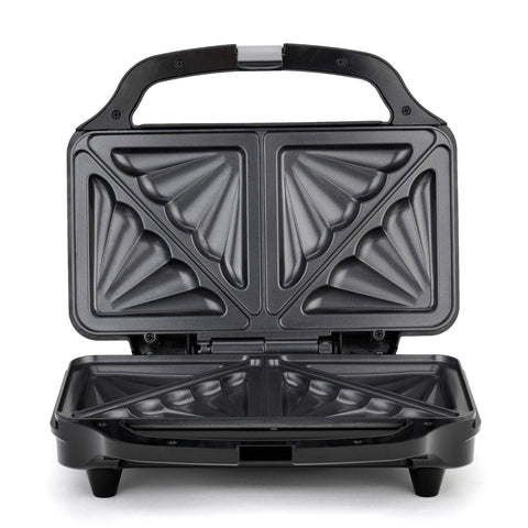 Salter EK2017T Deep Fill Toastie Maker - XL Sandwich Toaster Press With Non-Stick Hot Plates, For 2 Toasted Sandwiches, 4 Slice, Easy Clean, Cool Touch Handles, Automatic Temperature Control, 900 W