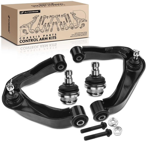A-Premium Set of 4, Front Upper Control Arm, Lower Ball Joint, Compatible with Nissan Frontier 2005-2019, Pathfinder 2005-2012, Xterra 2005-2015