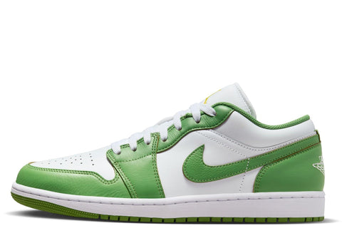Jordan Men's 1 Low SE White/Chlorophyll-Lightening (HF4823 100) - 10