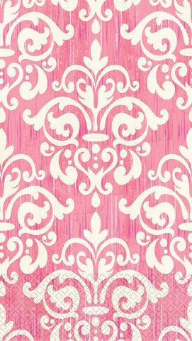 Amscan Damask 2-Ply Paper ECO Guest Towels, 16 Ct. | Party Tableware