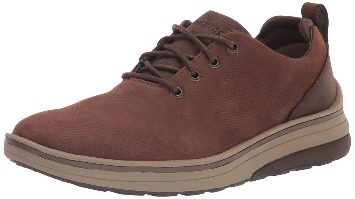 Skechers Men's Perf/Emboss Leather Oxford, BRN, 13